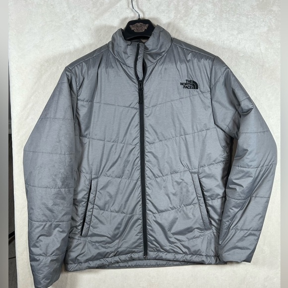 The North Face Men's Gray Jacket Medium Junction Insulated Waterproof Nanopuff - Picture 2 of 9